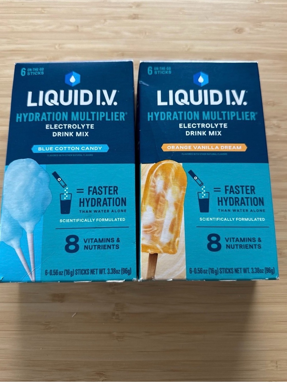 Liquid IV- two boxes of 8 each